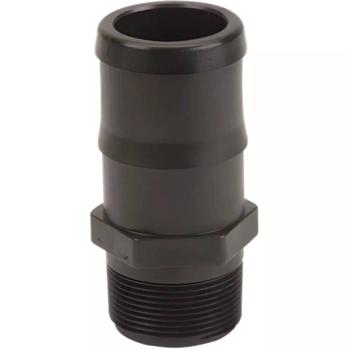1-1/2 INCH MNPT X 2 INCH HOSE BARBPOLY