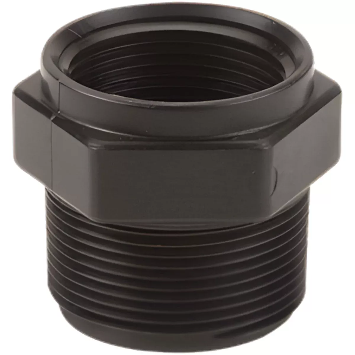 1-1/2 INCH X 1-1/4 INCH MNPT X FNPTPOLY REDUCER BUSHING