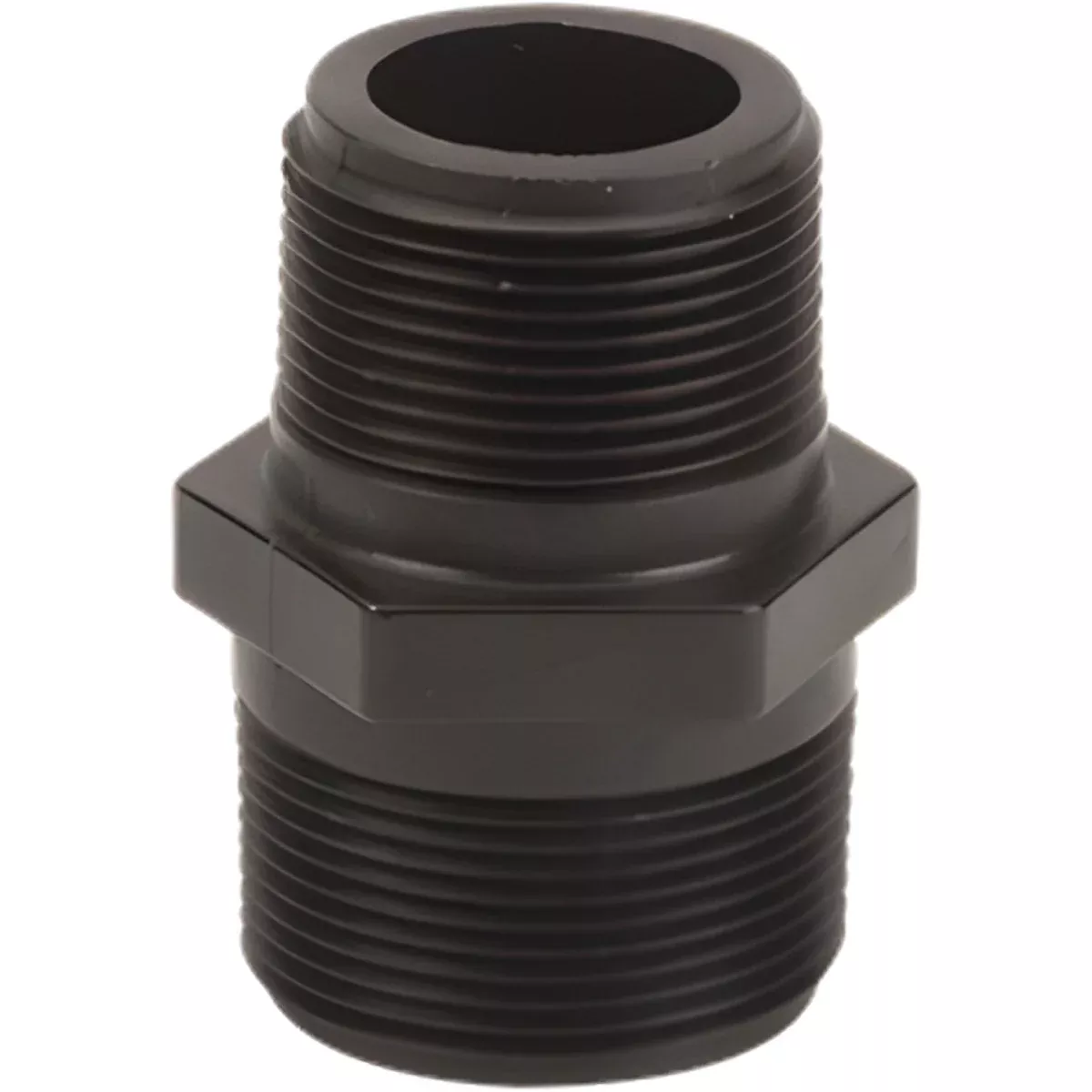 1-1/2 INCH X 1-1/4 INCH MNPT X FNPTPOLY REDUCER NIPPLE