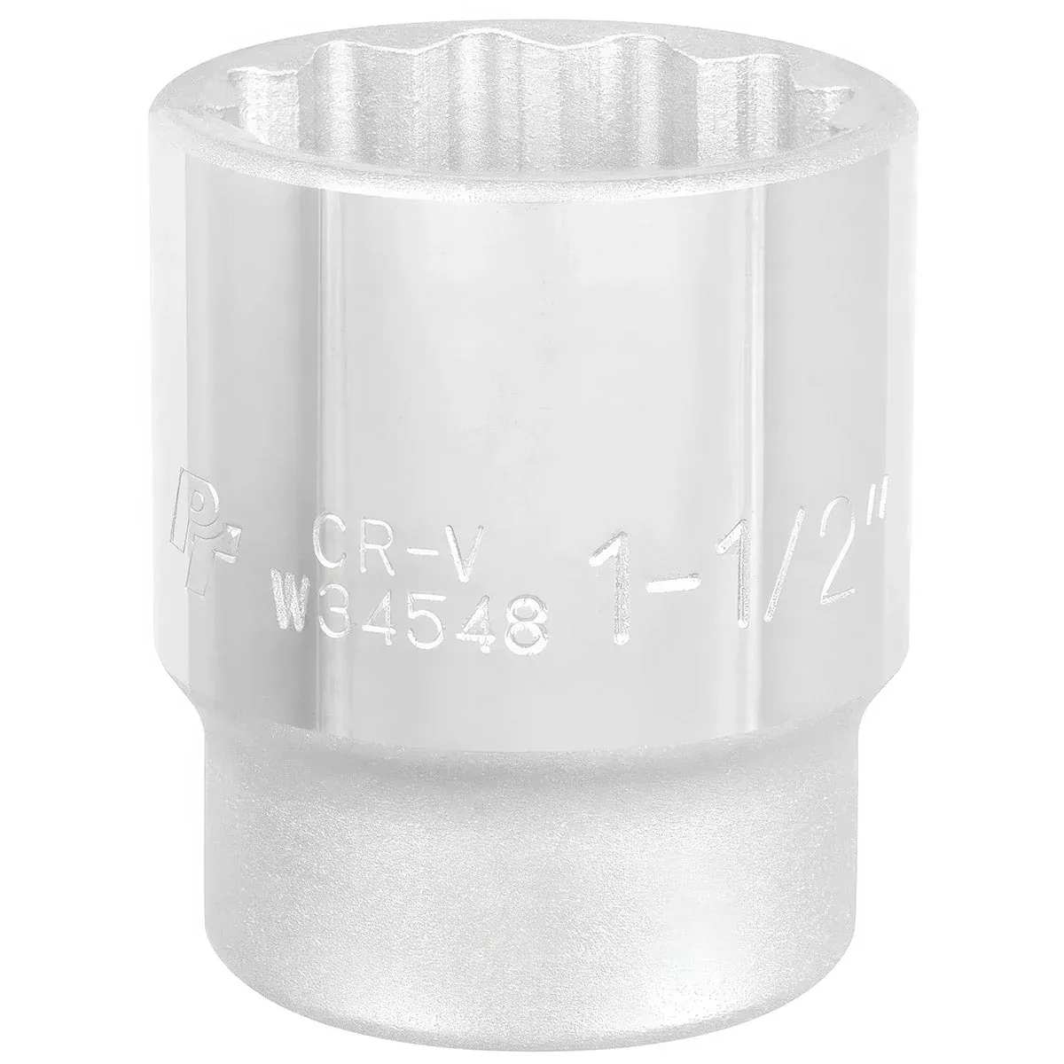 1-1/2 INCH X 12 POINT STANDARD IMPACT SOCKET - 3/4 INCH DRIVE