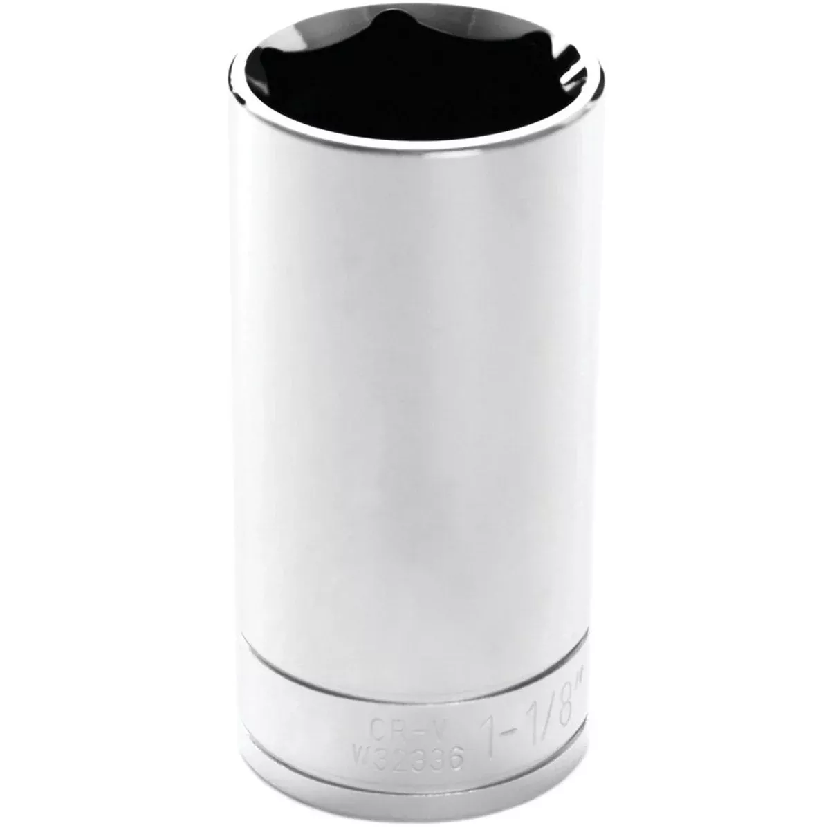1-1/8 INCH X 6 POINT DEEP WELL IMPACT SOCKET - 1/2 INCH DRIVE