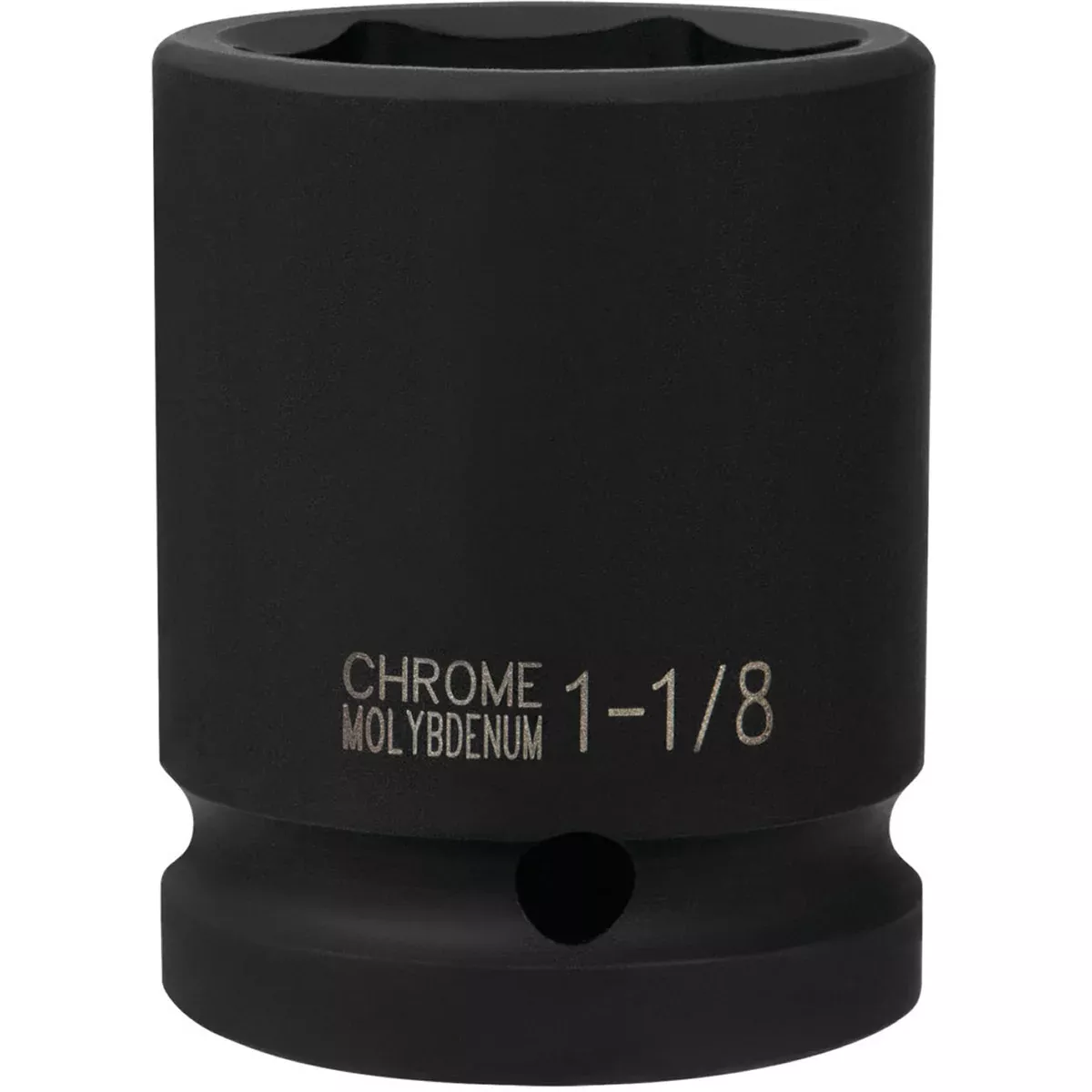 1-1/8 INCH X 6 POINT STANDARD IMPACT SOCKET - 3/4 INCH DRIVE
