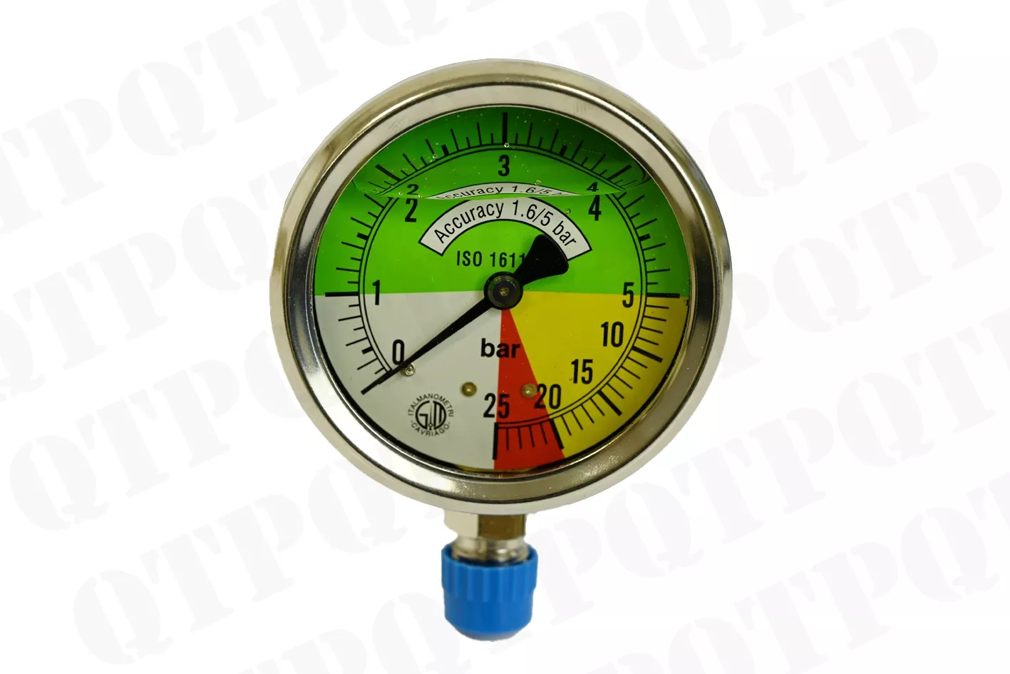 1 /4 BSP Pressure Gauge for Agricultural Sprayer Systems - 63mm Diameter