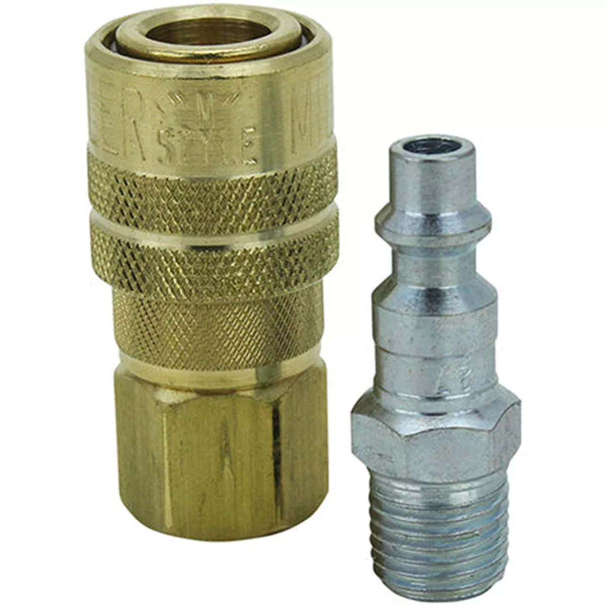 1/4" M-STYLE COUPLER AND PLUG