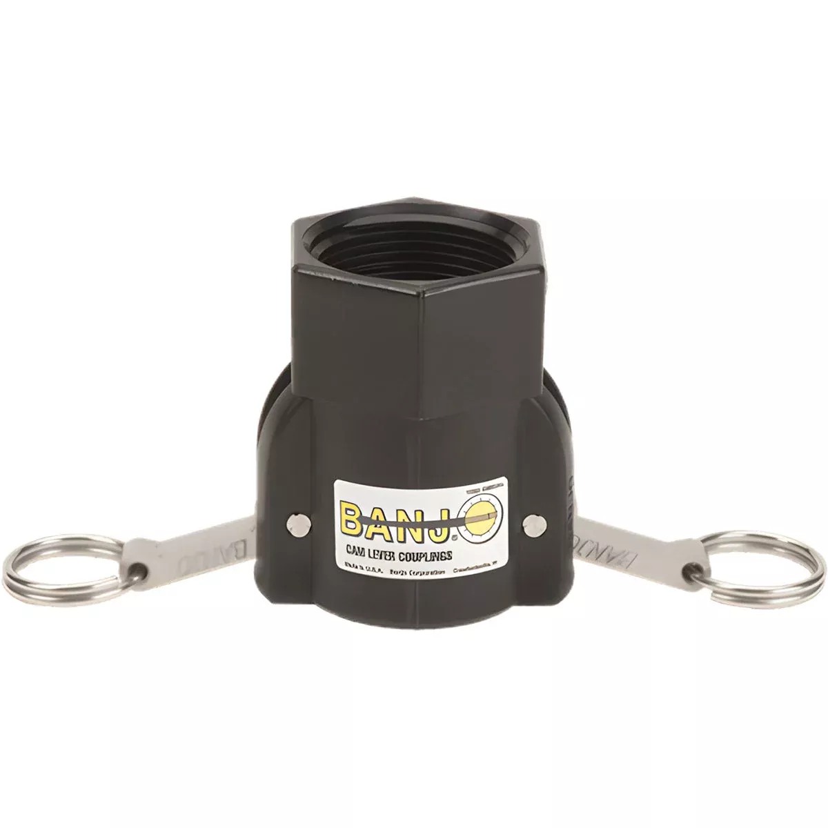 1" D SERIES CAM LOCK COUPLER - 1" FEMALE COUPLER X 1-1/4" FEMALE PIPE THREAD