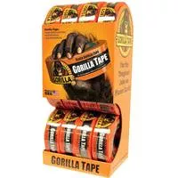 **1 DISPLAY = 12 ROLLS** GORILLA BLACK DUCT TAPE DISPLAY