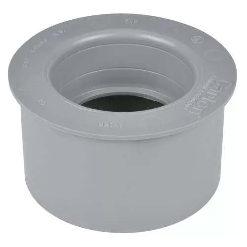 1" x 3/4" PVC Sch40 Conduit Reducer Bushing - Bell x Spigot