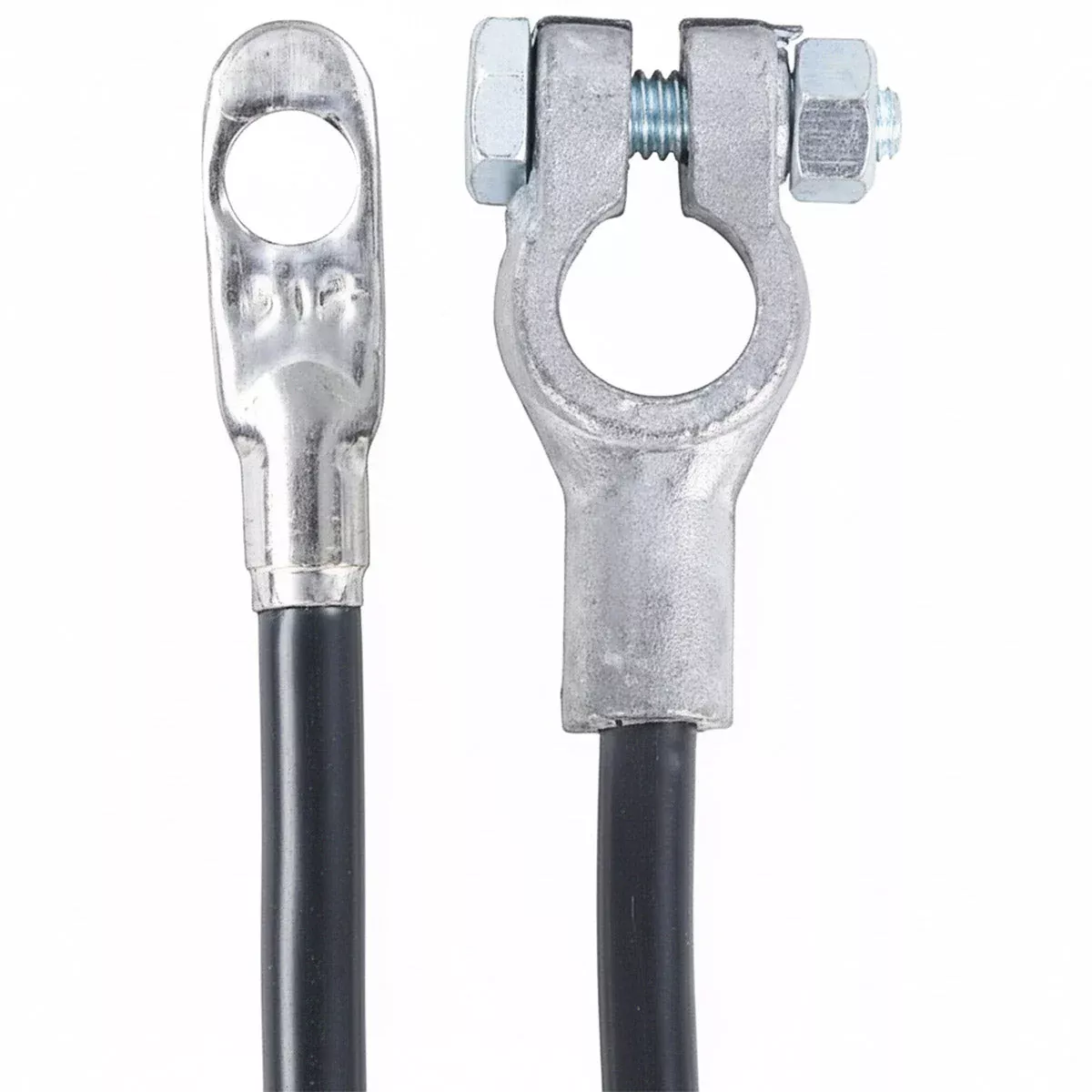 10 INCH TOP POST BATTERY CABLE - 1 GAUGE WITH BLACK COVER