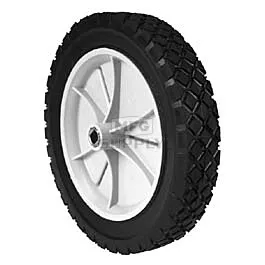 10" x 1.75" Snapper 35740 Plastic Wheel with Spline Drive Bushing (Diamond Tread)