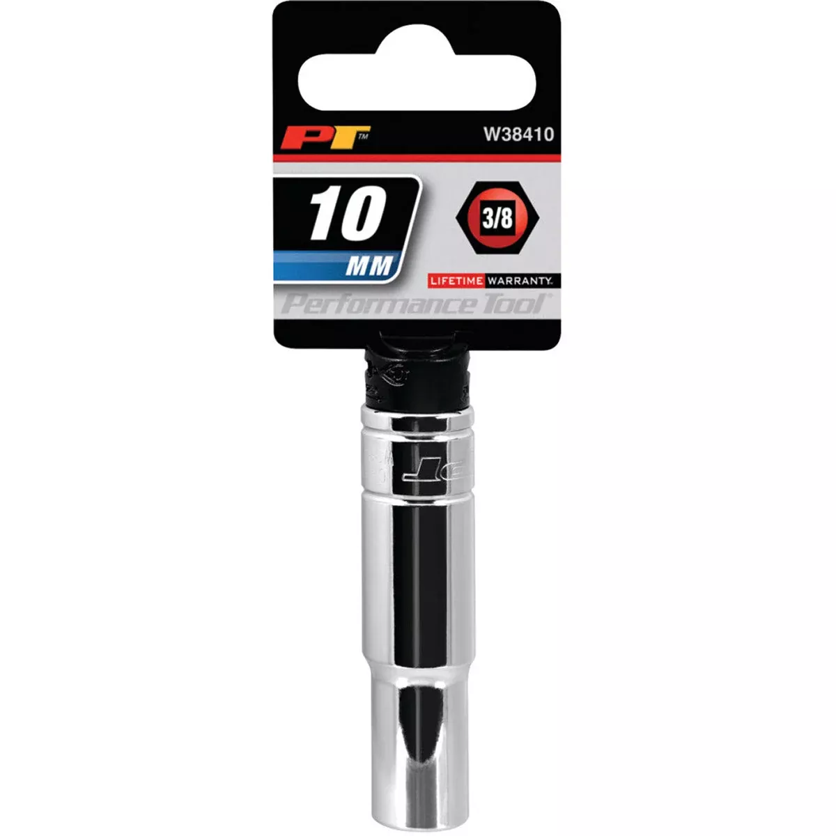 10MM X 6 POINT DEEP WELL IMPACT SOCKET - 3/8 INCH DRIVE