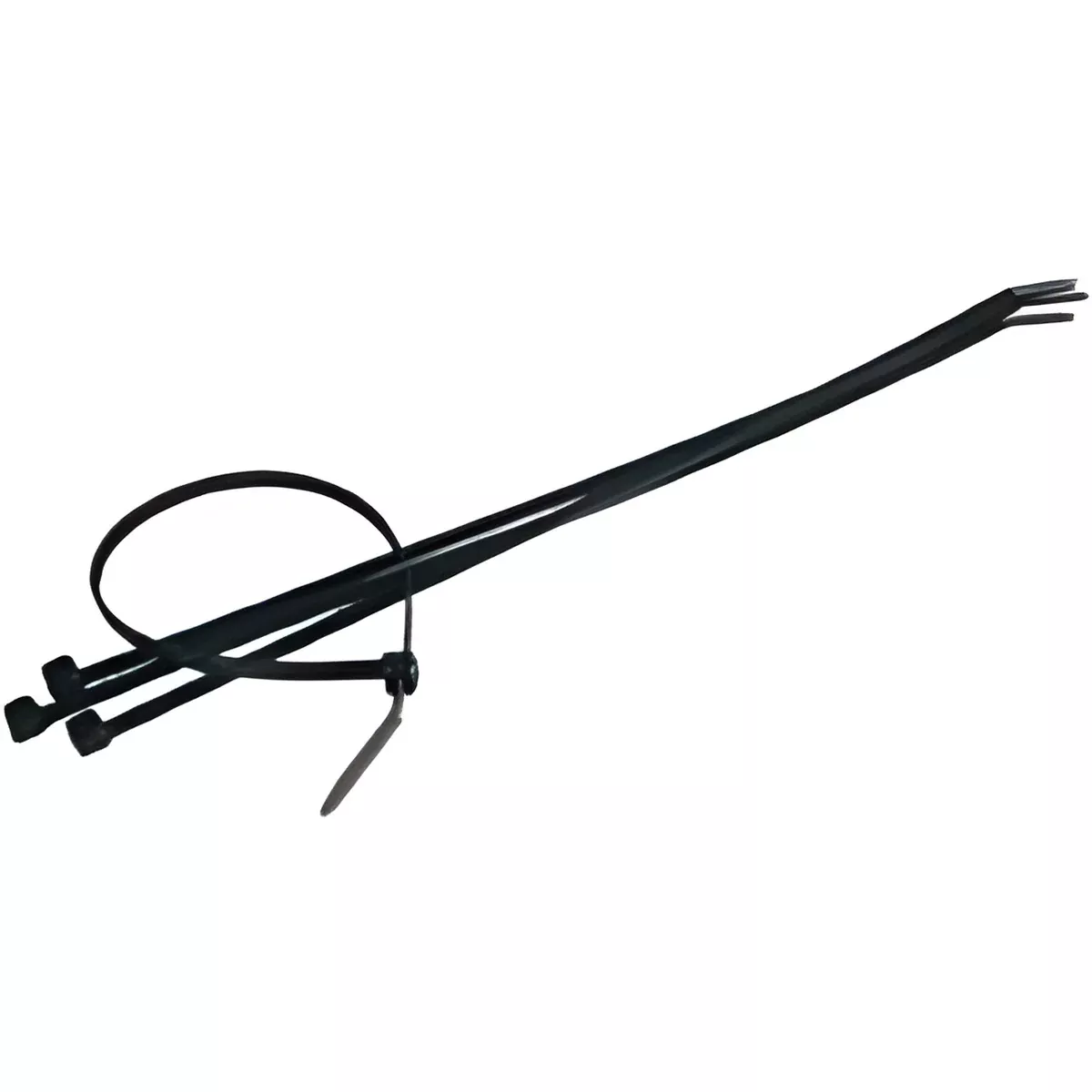 11-1/2 INCH WHITE ZIP TIE WITH 18 LB. RATING - 50/BAG