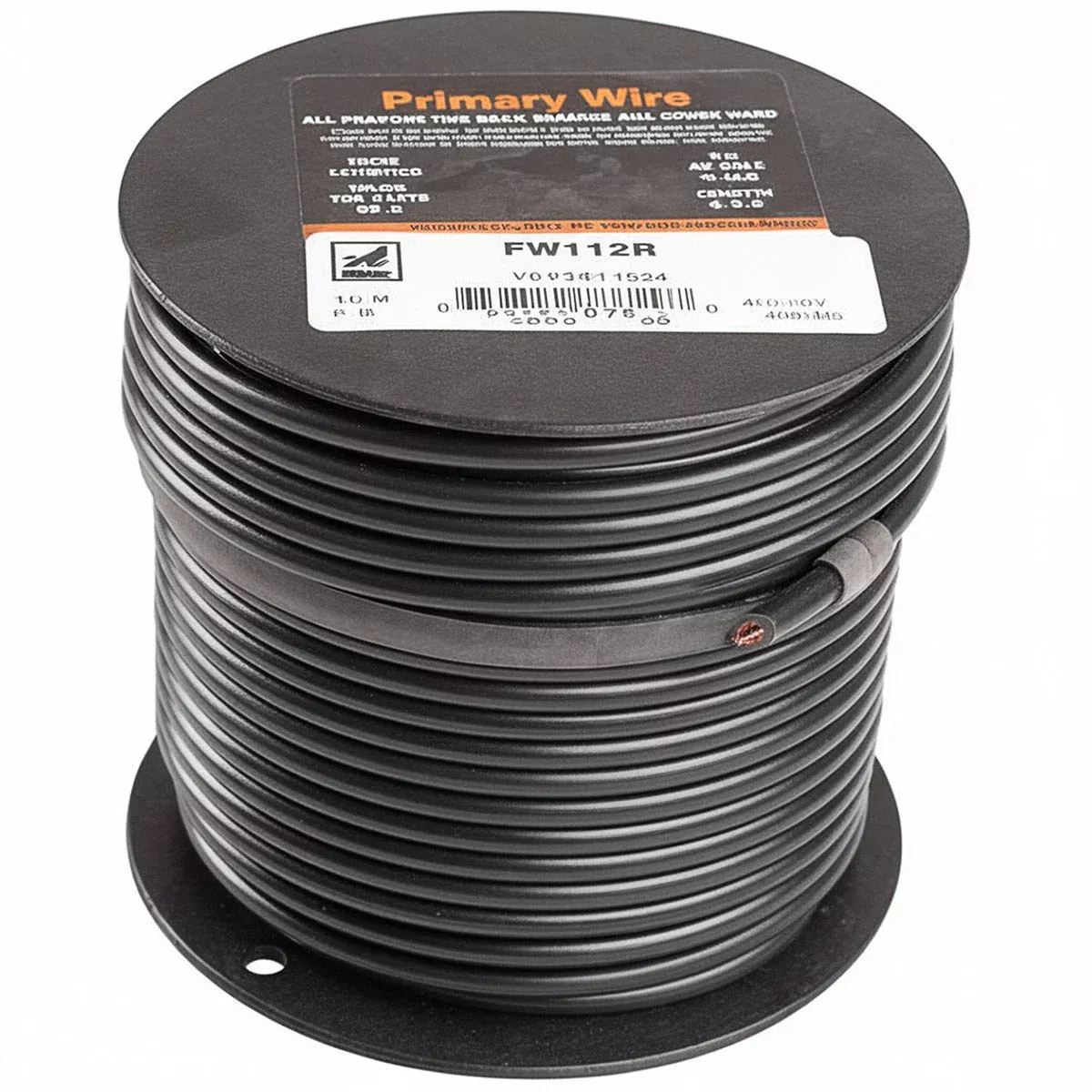 12 GAUGE PRIMARY WIRE (BLACK) - 100 FOOT PER SPOOL