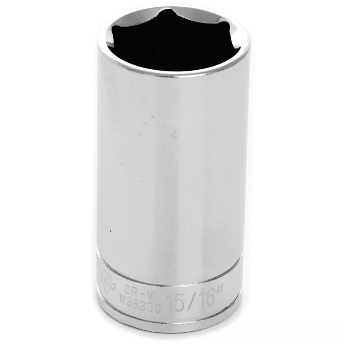 15/16 INCH X 6 POINT DEEP WELL IMPACT SOCKET - 3/8 INCH DRIVE
