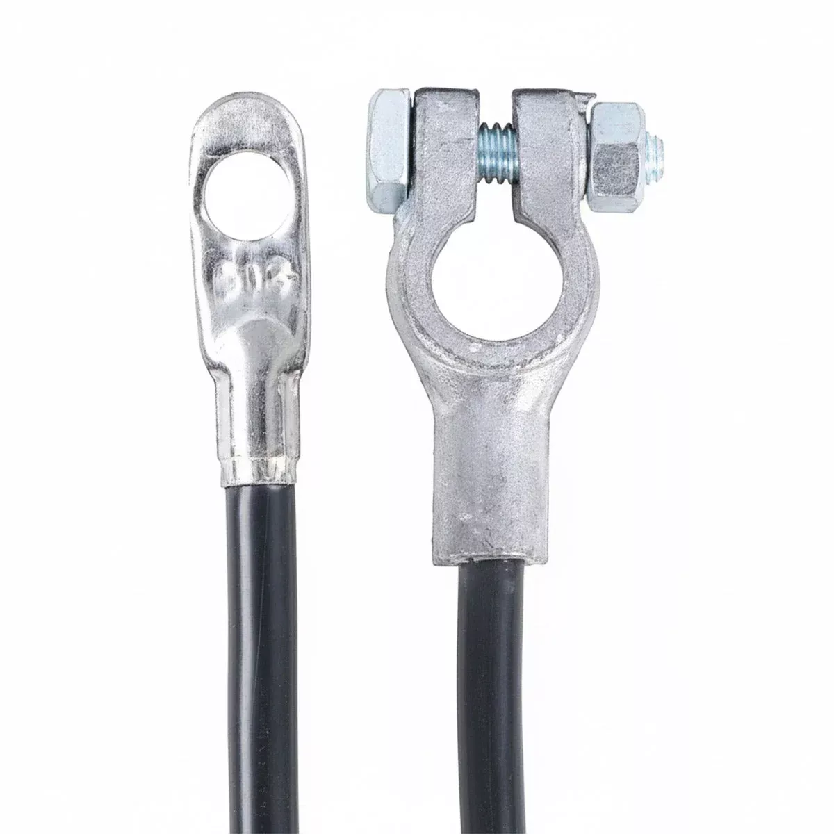 19 INCH TOP POST BATTERY CABLE - 1 GAUGE WITH BLACK COVER