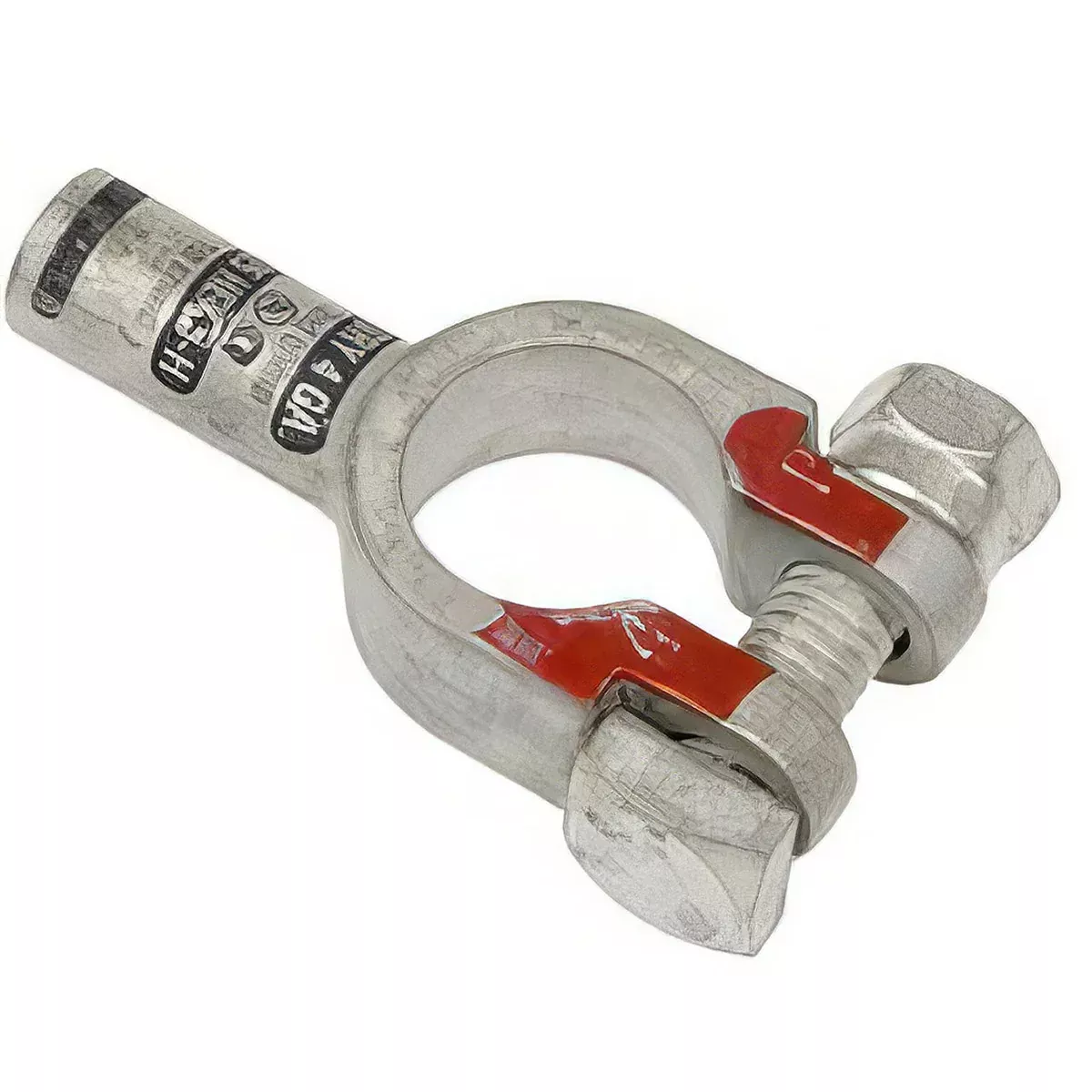 2/0 AWG TOP POST - STRAIGHT CRIMP/SOLDER POSITIVE BATTERY TERMINAL