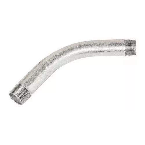 2-1/2" Rigid Conduit 45 Degree Elbow, Galvanized Steel