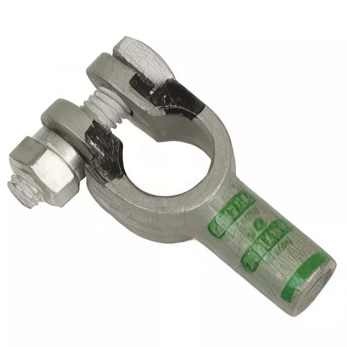 2 AWG TOP POST - STRAIGHT CRIMP/SOLDER NEGATIVE BATTERY TERMINAL