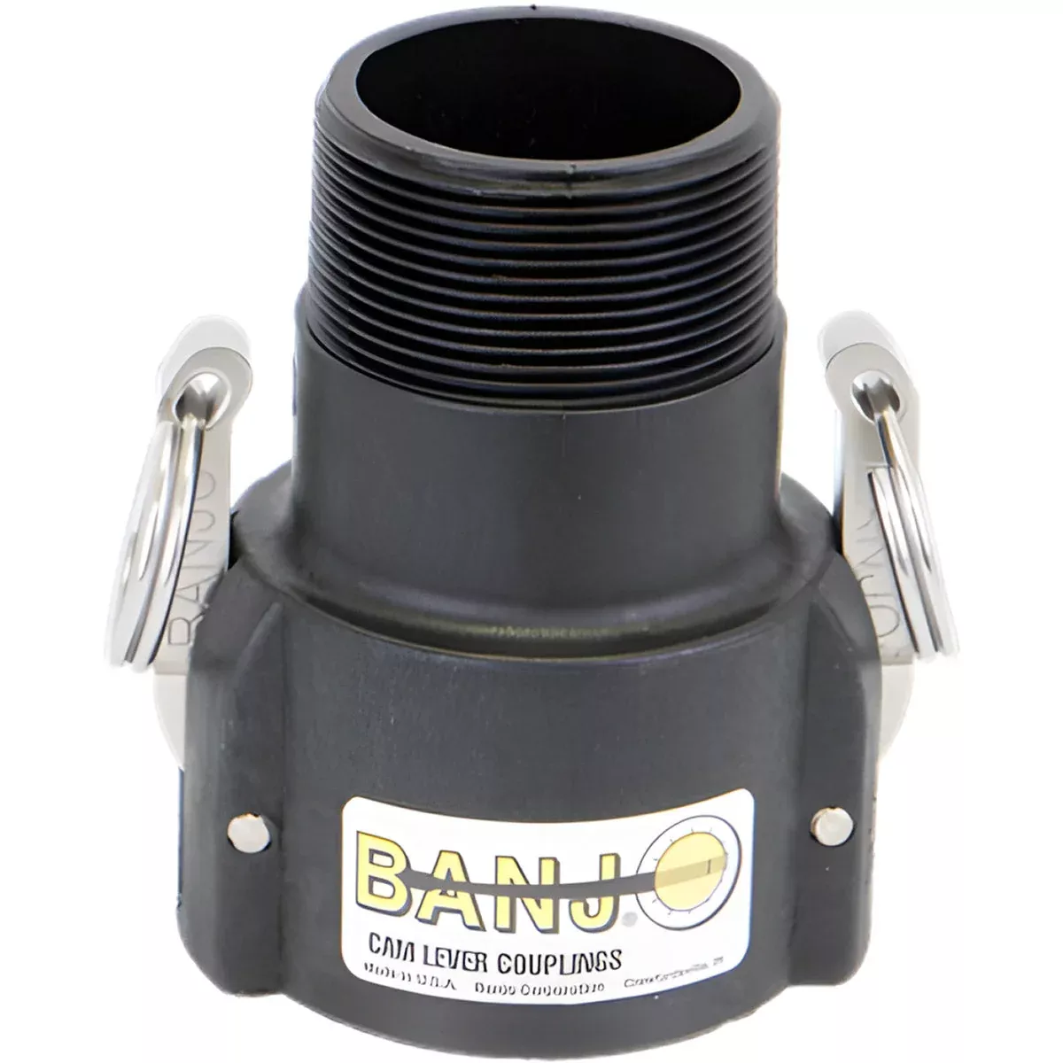 2" B SERIES CAM LOCK COUPLER -2" FEMALE COUPLER X 2" EXTENDED LENGTH MALE PIPE THREAD