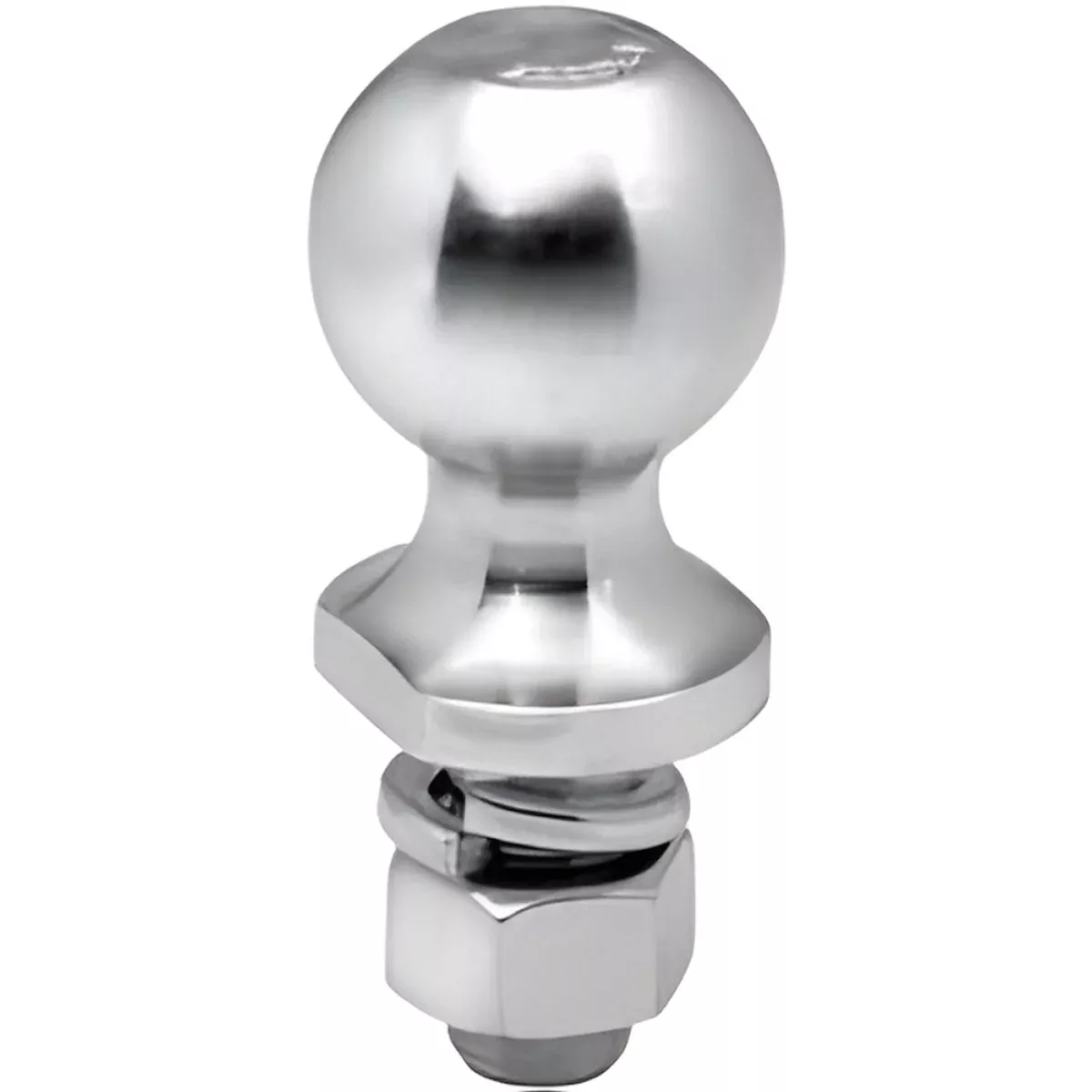 2" x 1" SHANK CHROME HITCH BALL - 3 INCH SHANK LENGTH