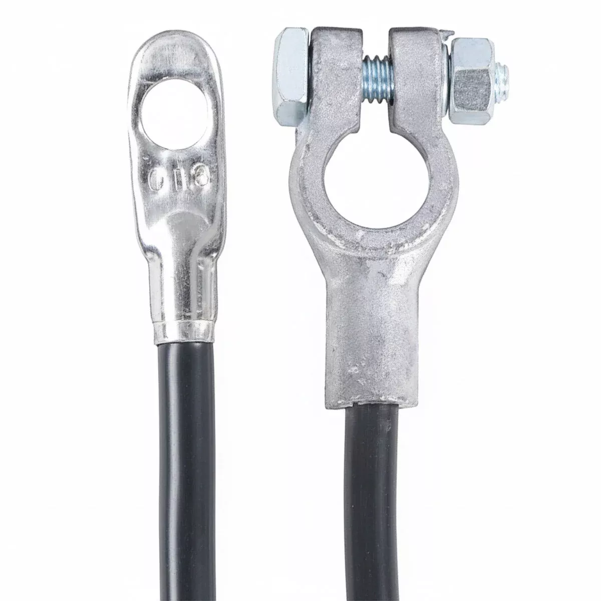 27 INCH TOP POST BATTERY CABLE - 1 GAUGE WITH BLACK COVER