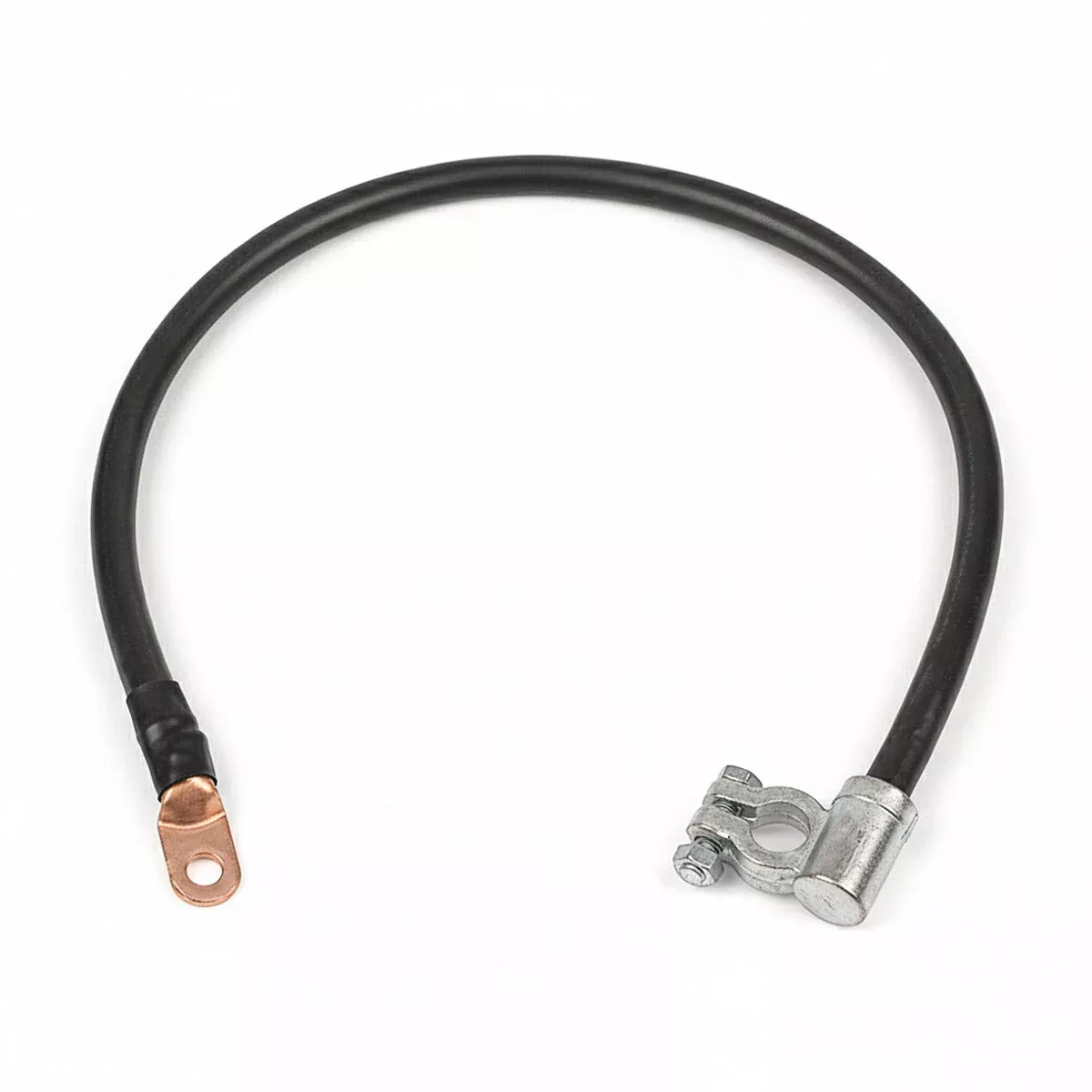 28 INCH 0 AWG BATTERY CABLE WITH TOP POST 90 X 3/8 EYELET CONNECTIONS