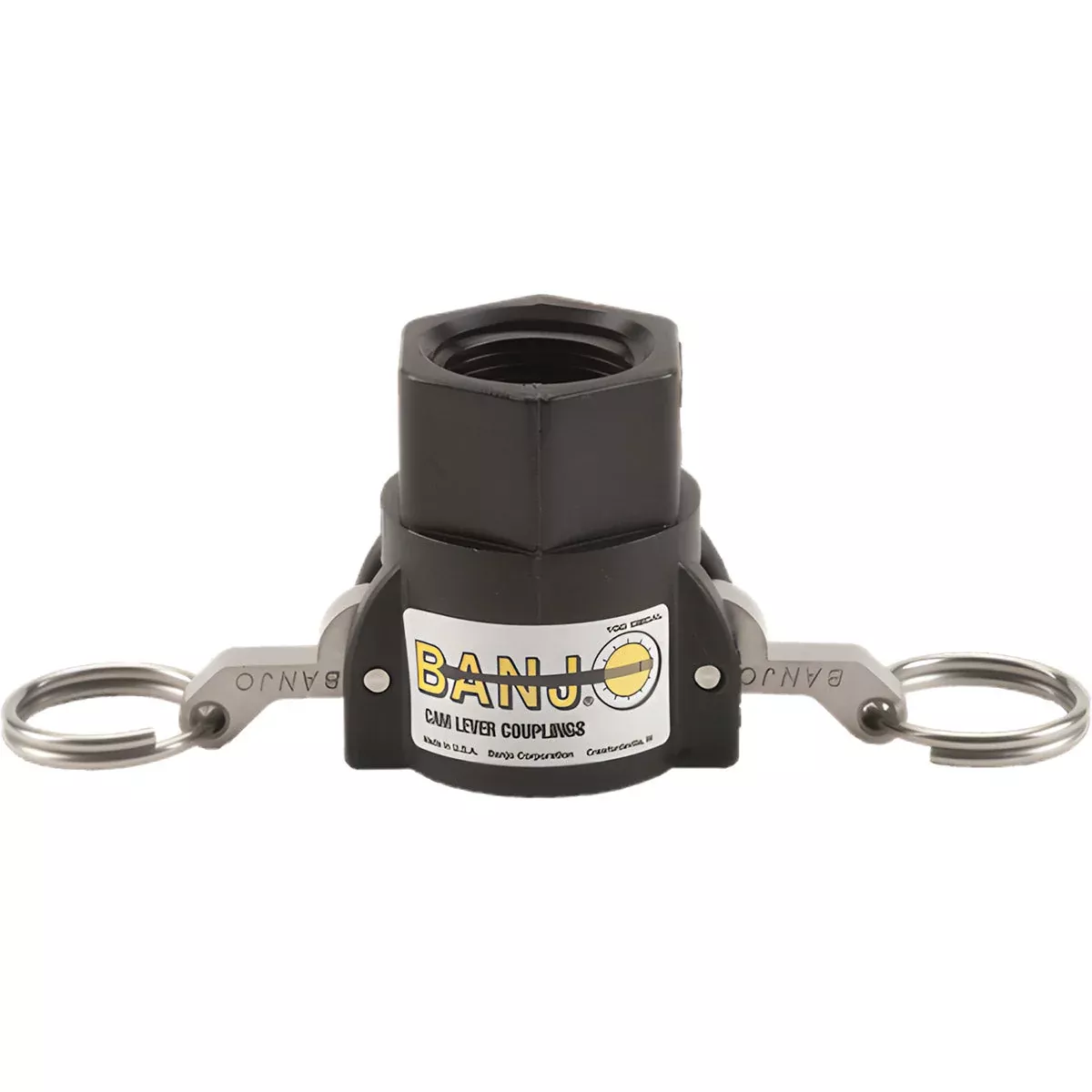 3/4" D SERIES CAM LOCK COUPLER - 3/4" FEMALE COUPLER X 3/4" FEMALE PIPE THREAD