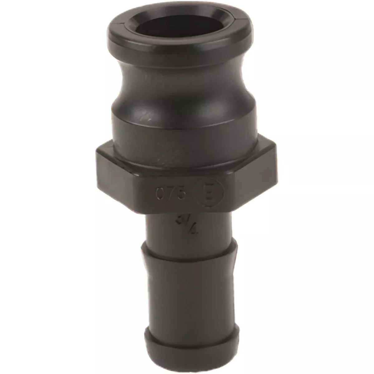 3/4" E SERIES CAM LOCK COUPLER - 3/4" MALE ADAPTER X 3/4" HOSE SHANK
