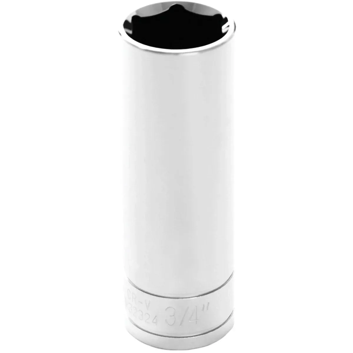 3/4 INCH X 6 POINT DEEP WELL IMPACT SOCKET - 1/2 INCH DRIVE