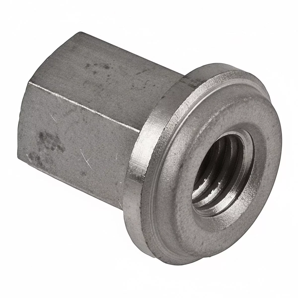 3/8-16 INCH BATTERY TERMINAL STUD NUT WITH CLOSED CAP - STAINLESS STEEL