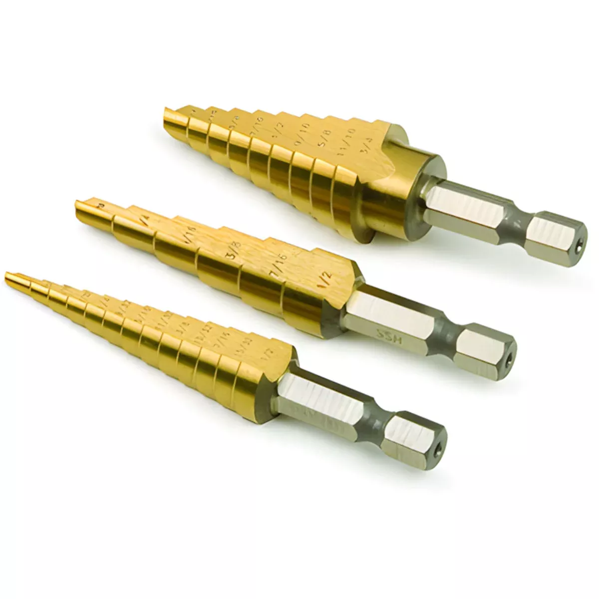 3 PC STEP DRILL SET