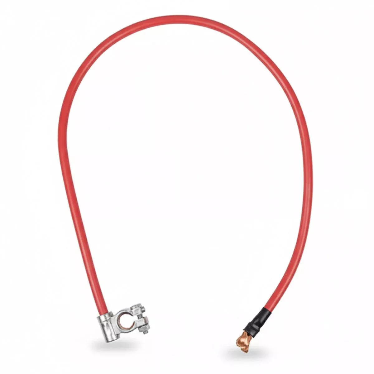38 INCH 2 AWG BATTERY CABLE WITH TOP POST 90 X 7/16 EYELET CONNECTIONS