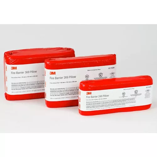 3M FB-249 Fire Barrier Pillow, Small, 2" x 4" x 9"