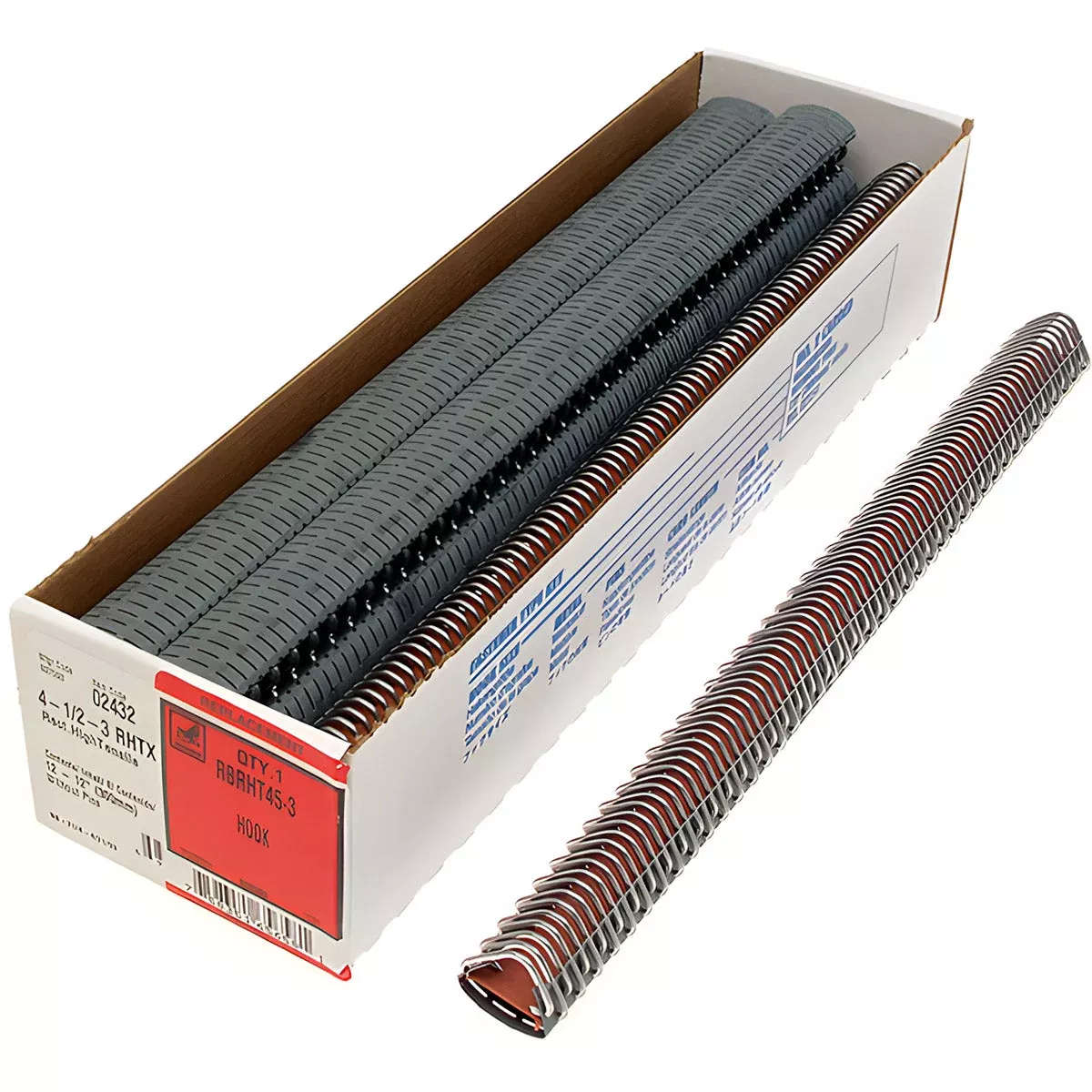 #4-1/2 - 3HIGH TENSILE ( RHTX ) CLIPPER LACING12" STRIPS - BOX OF 12 STRIPS