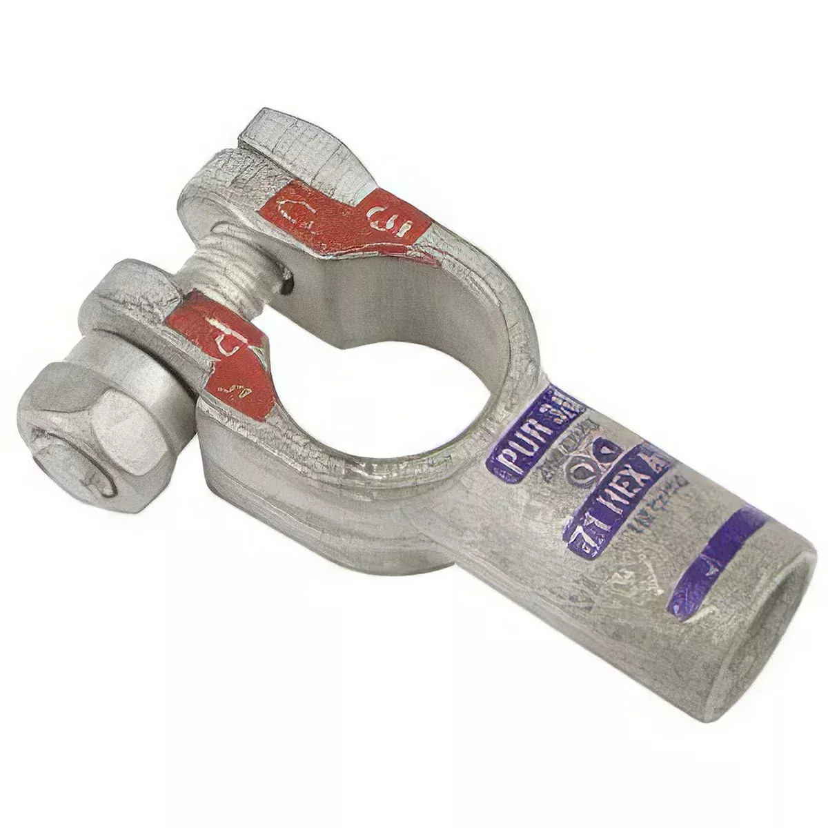 4 AWG TOP POST - STRAIGHT CRIMP/SOLDER NEGATIVE BATTERY TERMINAL