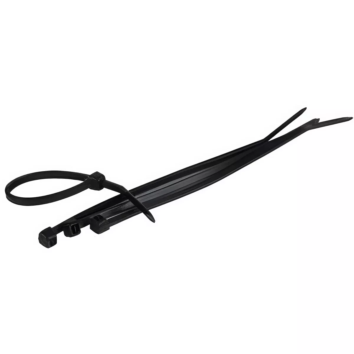 4 INCH BLACK ZIP TIE WITH 18 LB. RATING - 50/BAG
