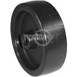 4" X 1.25" John Deere M81716 Deck Wheel, 1/2" Center Hole Bushing