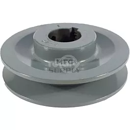 4" X 1" Cast Iron Pulley