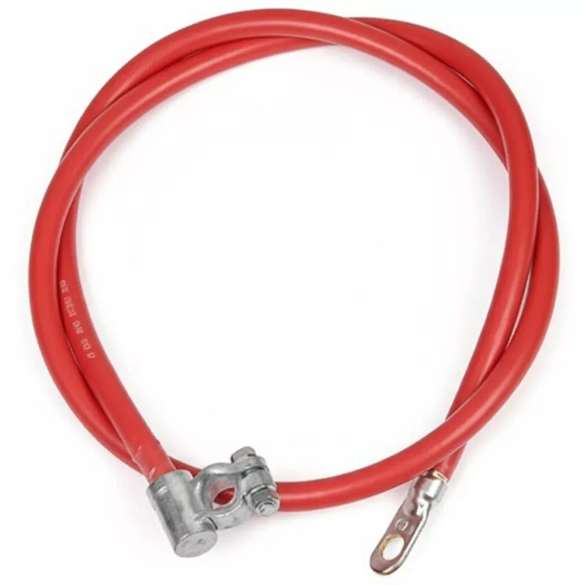 45 INCH 2 AWG BATTERY CABLE WITH TOP POST 90 X 7/16 EYELET CONNECTIONS