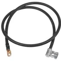 52 INCH 0 AWG BATTERY CABLE WITH TOP POST 90 X 3/8 EYELET CONNECTIONS - WHILE SUPPLIES LAST