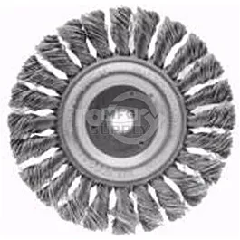6" Knot Type Wire Wheel 1/2" ID
