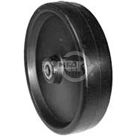 6" X 1.375" Deck Wheel,1-1/2" Centered Hub,1/2" Center Hole Bushing