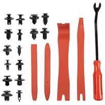655 PC. CAR RETAINER PUSH CLIPS KIT