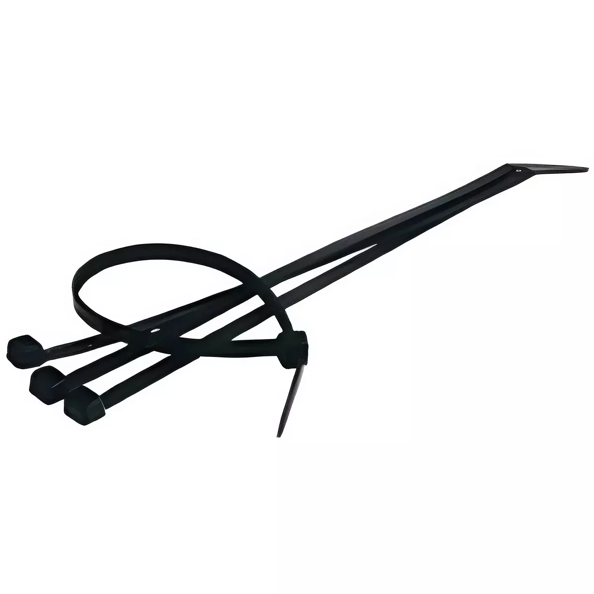 7-1/2 INCH RED ZIP TIE WITH 18 LB. RATING - 25/BAG