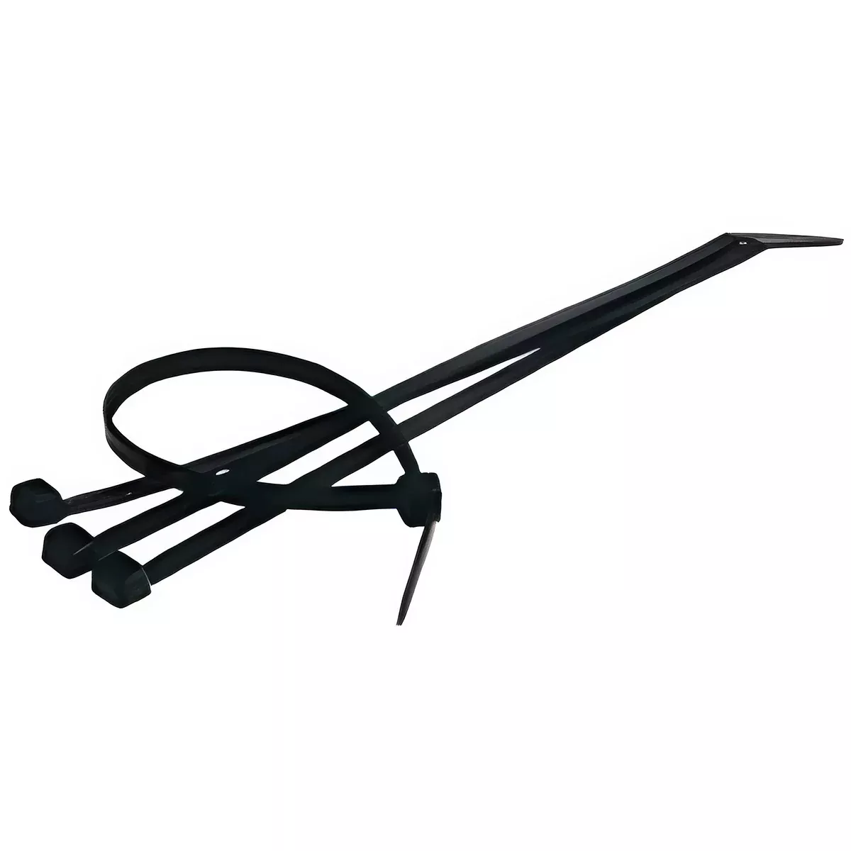 7-1/2 INCH WHITE ZIP TIE WITH 18 LB. RATING - 50/BAG