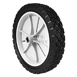 9" x 1.75" Snapper 22797 Plastic Wheel with Spline Drive Bushing (Diamond Tread)