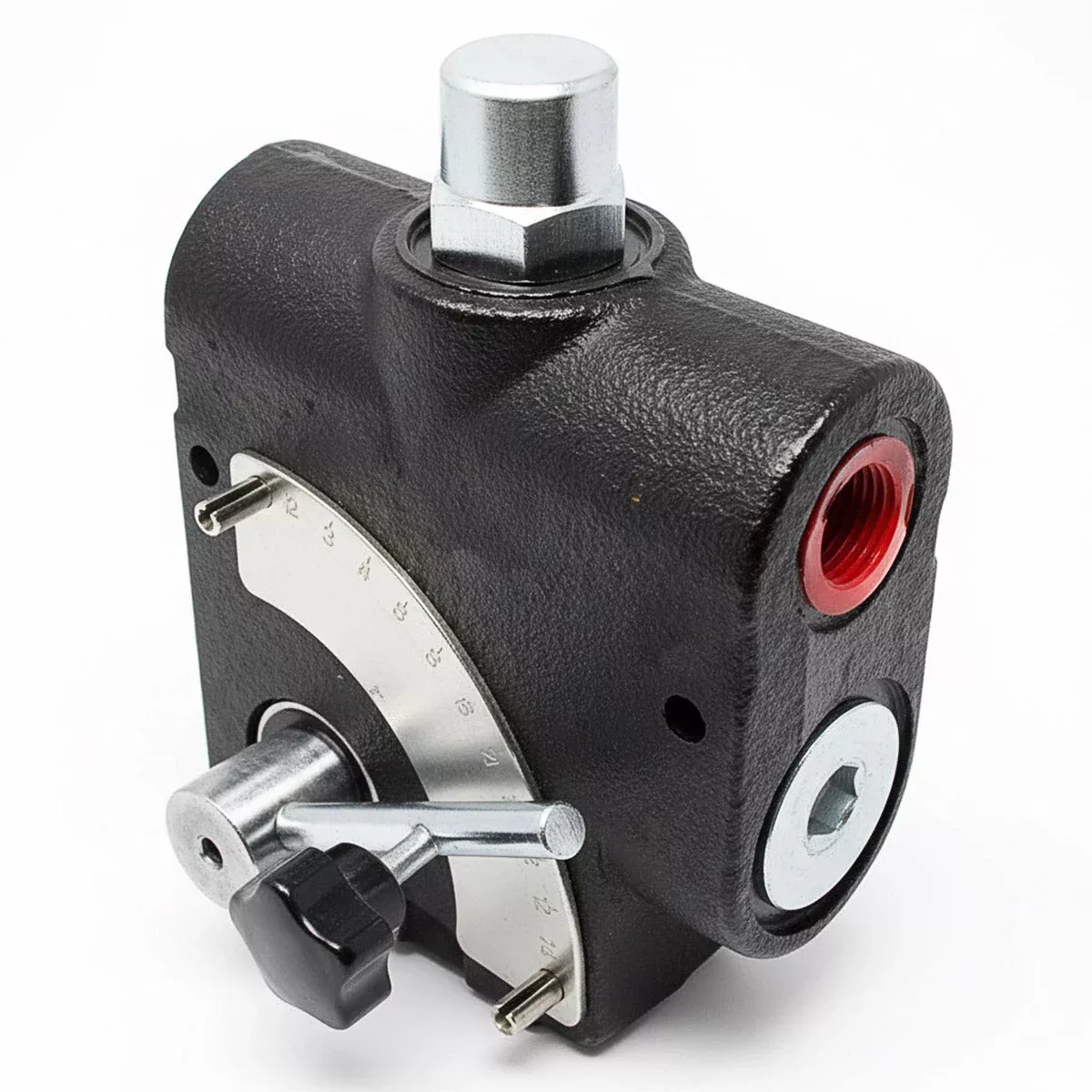 AgSmart Hydraulic Flow Control Valve - 3/4" NPT Ports, 0 -30 GPM Range, with Relief