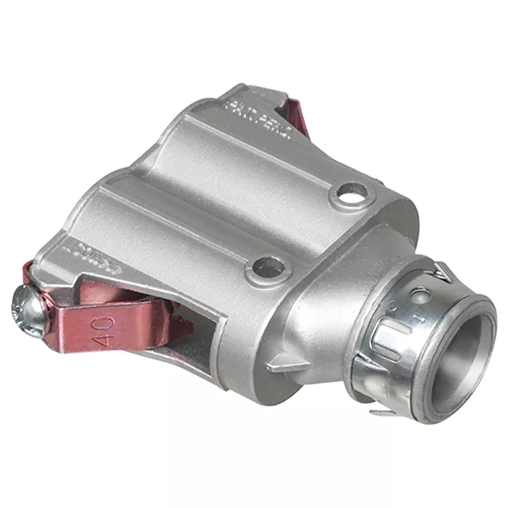 Arlington 414110ST 1/2" Snap²It Duplex Connector, Flex/AC/MC