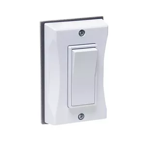 Bell 5123-1 1-Gang Weatherproof Cover, Vertical, Decorator, White, Shrink