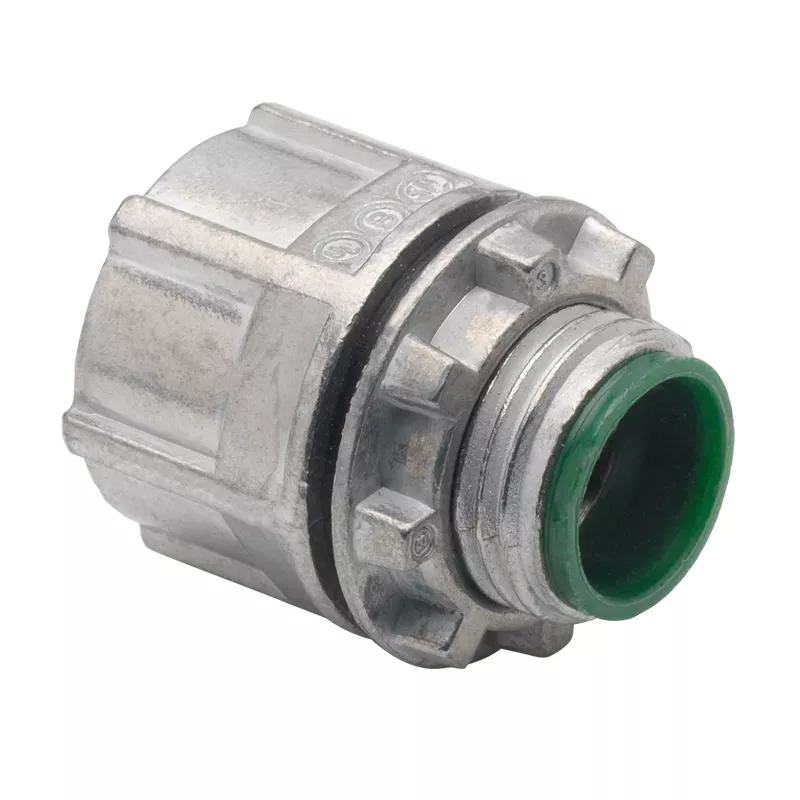 Bridgeport 156-DC 2" Threaded Hub, Insulated Throat, Zinc Die Cast