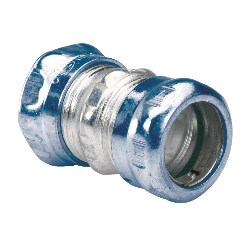 Bridgeport 265-SRT 2" EMT Raintight / Concrete-tight Compression Coupling, Steel